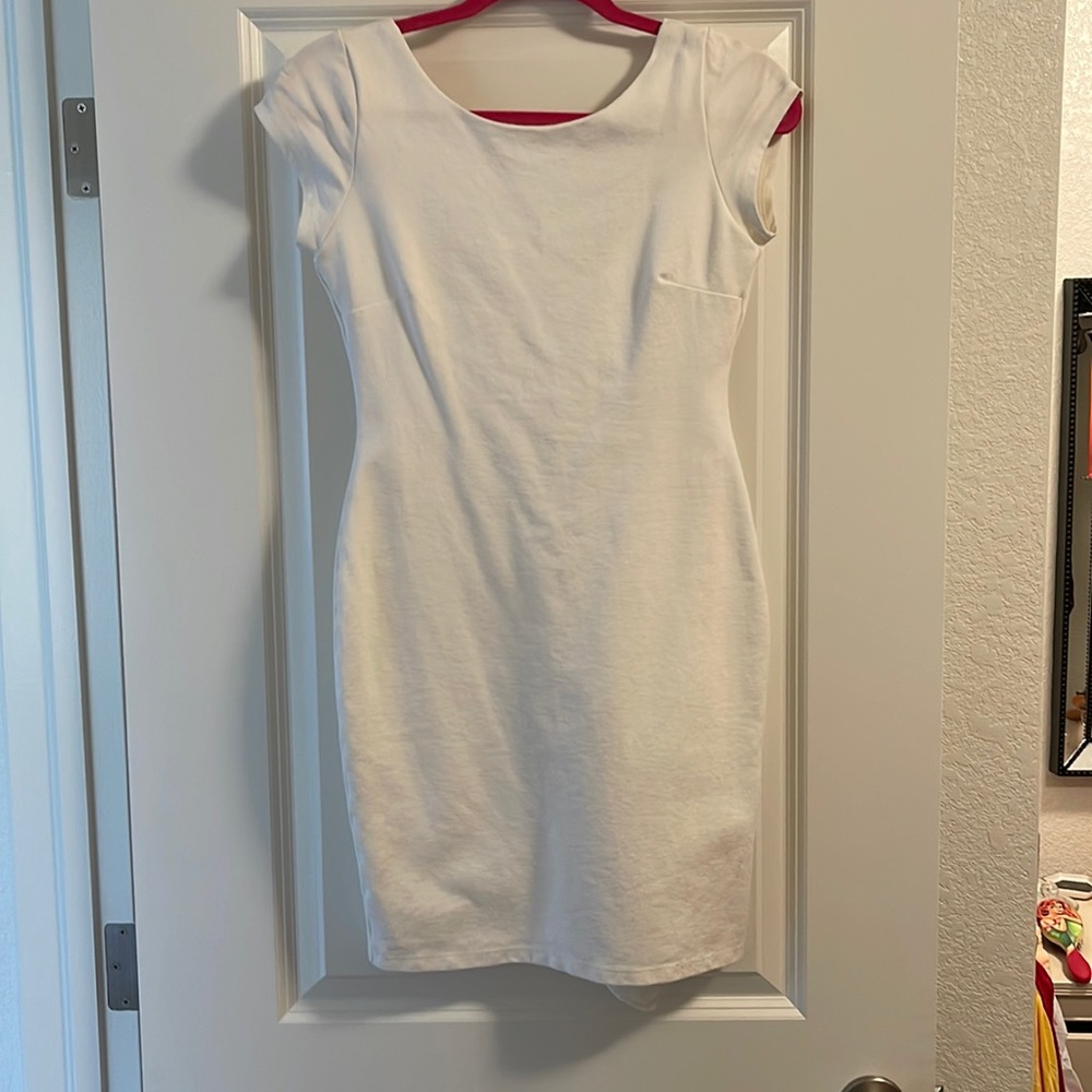 Lulus White Backless Bodycon Dress